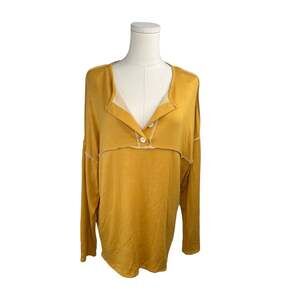 Haptics Waffle Knit Malibu Oversized Top Sz. Small Women’s Regular